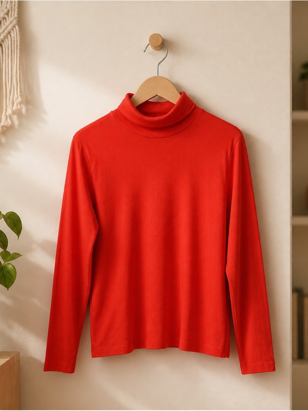Coldwater Creek Red Long Sleeve Turtleneck Shirt Size 1X